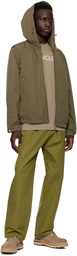 Moncler Khaki Patch Trousers