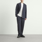 Carter Young Men's Double Pleated Trouser in Midnight