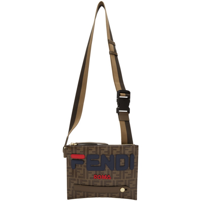 Photo: Fendi Brown Fendi Mania Pouch