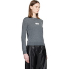 MM6 Maison Margiela Gray Essentials Sweater