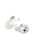 Agmes Short Stella Sterling Silver Drop Earrings - One Size