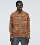 Missoni Linen-blend knitted overshirt