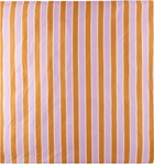 Dusen Dusen Orange & Purple Tommy Stripe Duvet Set, Full/Queen