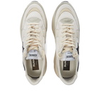 Golden Goose Men's Running Sole Sneakers in White/Ivory/Black/Ice