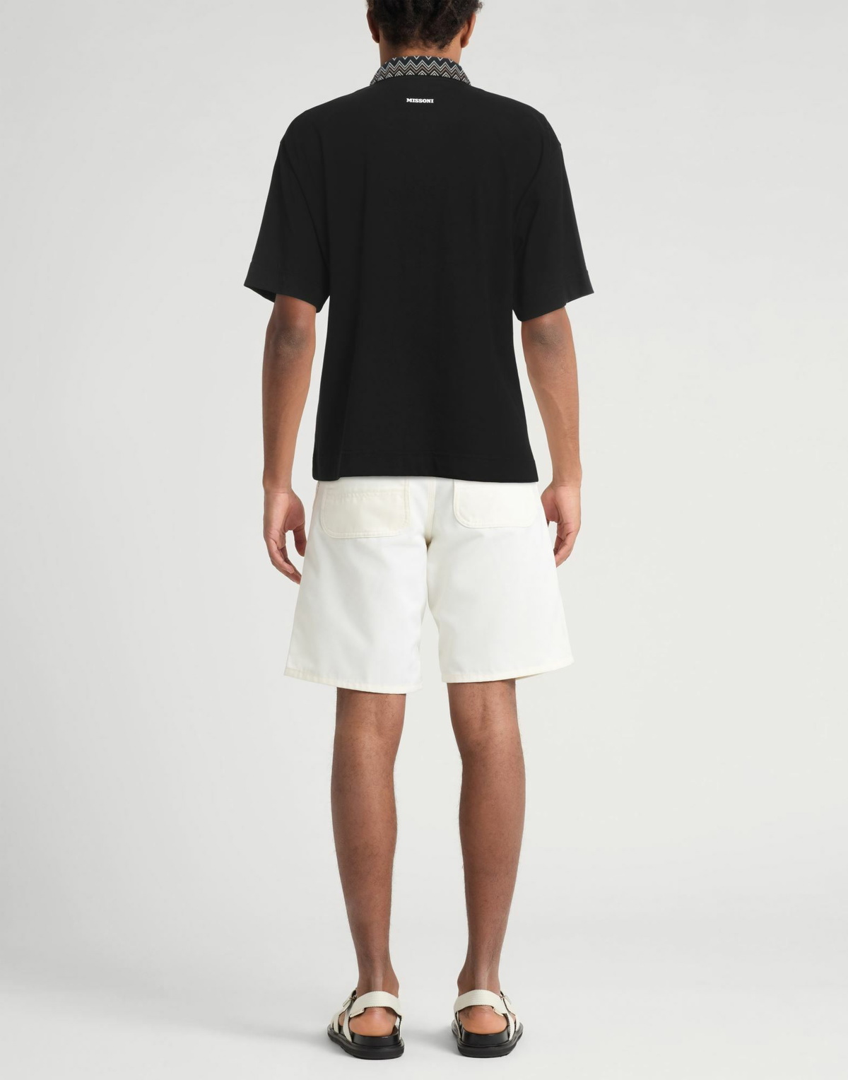 Missoni Mens Polo shirt in Black