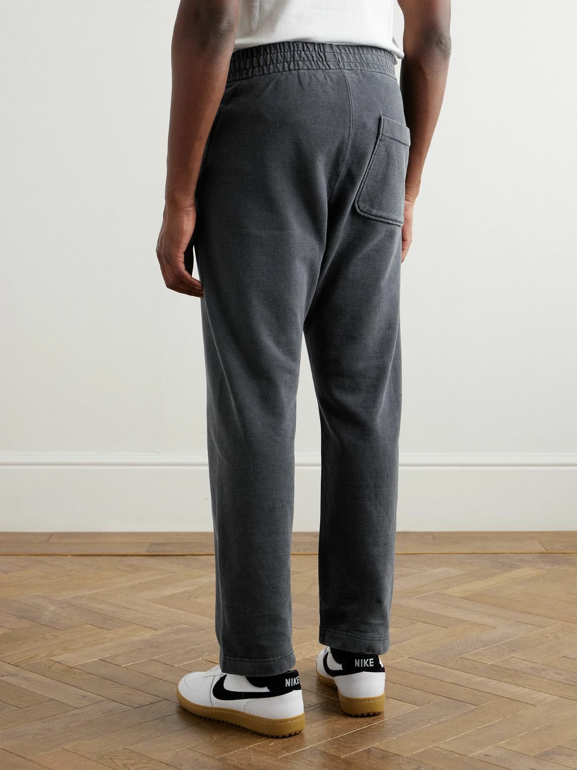 Remi Relief - Straight-Leg Cotton-Jersey Sweatpants - Black