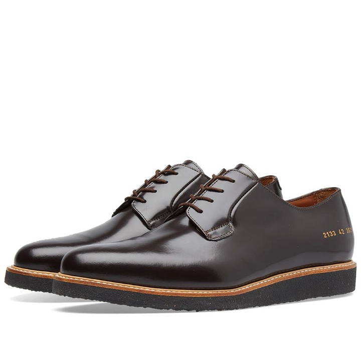 Photo: Common Projects Derby Shine Brown