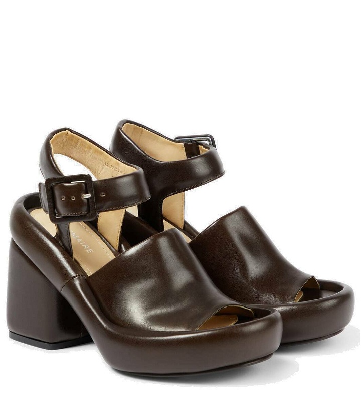 Photo: Lemaire Leather platform sandals