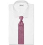 TOM FORD - 7.5cm Knitted Silk Tie - Pink