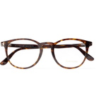 TOM FORD - Round-Frame Tortoiseshell Acetate Optical Glasses - Men - Brown