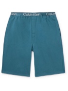Calvin Klein Underwear - Cotton-Blend Jersey Pyjama Shorts - Blue