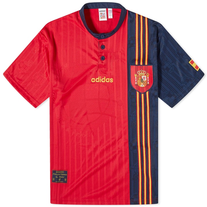 Photo: Adidas Men's Spain Home Jersey 96 in Bold Red