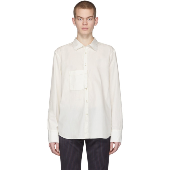 Photo: LHomme Rouge Off-White Gender Shirt
