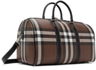 Burberry Brown Boston Holdall Travel Bag