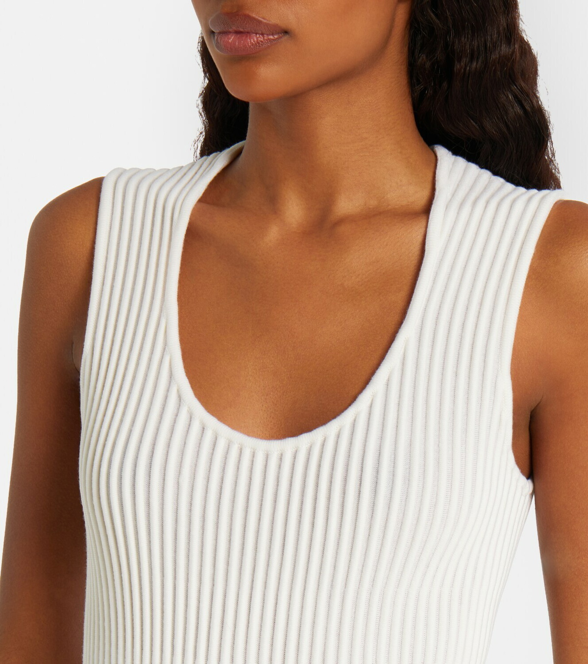 Alaïa Wool-blend maxi dress
