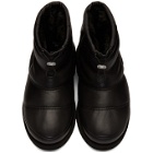 Kenzo Black Leather Kusco Boots