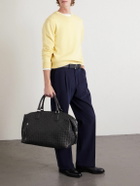 Officine Creative - Woven Leather Weekend Bag
