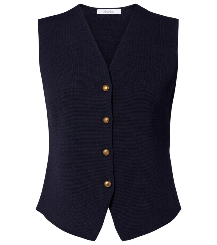 Photo: Max Mara Crêpe vest