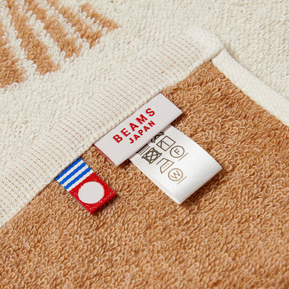 BEAMS JAPAN Miyazaki Face Towel in Natural