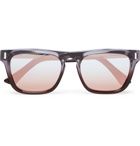 Cutler and Gross - Square-Frame Acetate and Silver-Tone Sunglasses - Men - Lilac