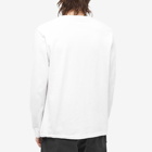 Velva Sheen Men's Long Sleeve Pigment Dyed Pocket T-Shirt in White