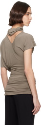 Rick Owens Lilies Gray Hollywood Lilith T-shirt