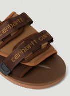 x Carhartt Moto Vcht Sandals in Brown