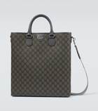 Gucci Ophidia GG Medium leather-trimmed tote bag