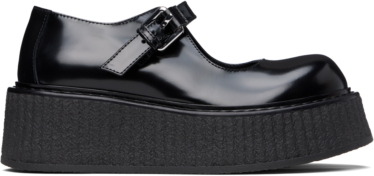 Moschino Black Olivia 1980 Loafers