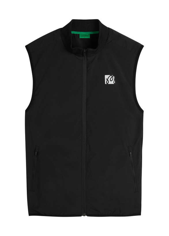 Photo: Malbon Performance Logo-print Shell Gilet Black