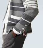 Thom Browne Striped cotton cardigan