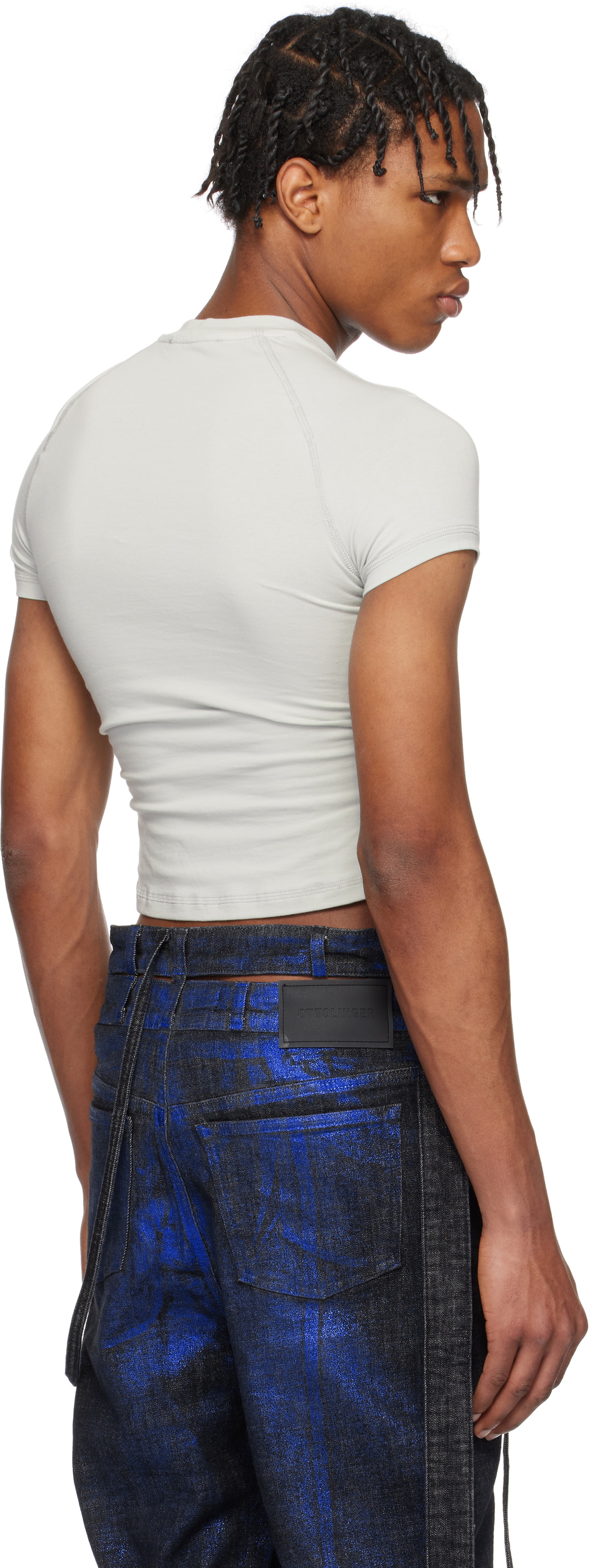 Ottolinger Gray Deconstructed T-shirt