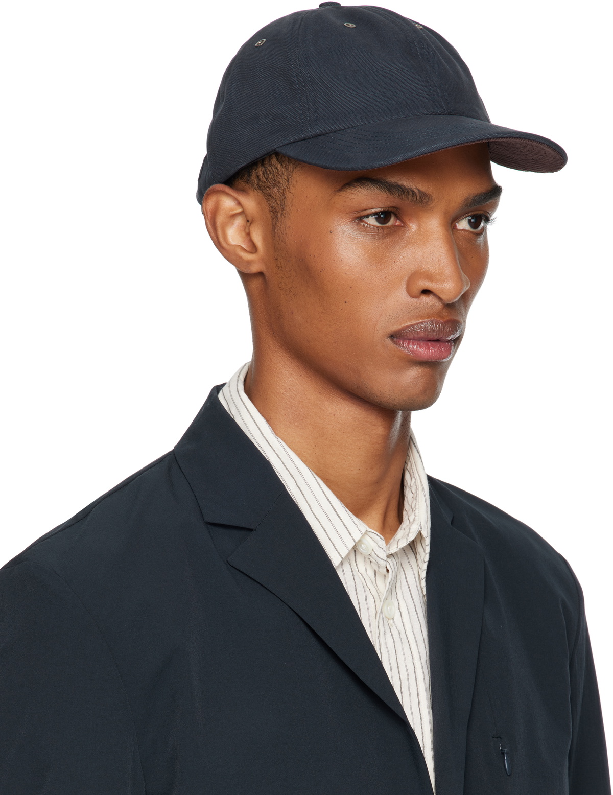 NORSE PROJECTS Navy Canvas 6-Panel Cap
