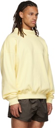 Fear of God ESSENTIALS Yellow Mock Neck Sweatshirt