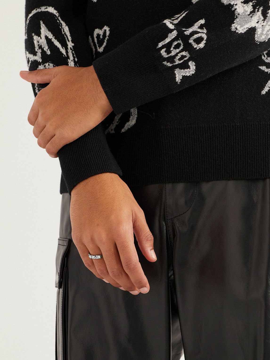 Alexander McQueen - Studded Silver-Tone Ring - Silver