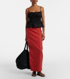 SIR Linen maxi skirt