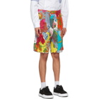 Engineered Garments Multicolor Floral Patchwork Sunset Shorts