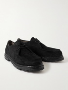 Officine Creative - Burnished-Leather Derby Shoes - Black