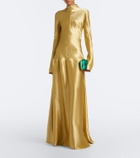 Roger Vivier Rose Vivier satin clutch