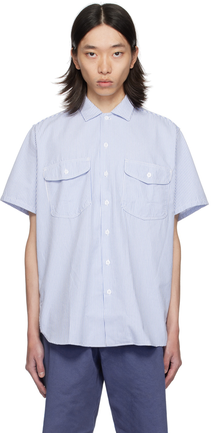 BEAMS PLUS Blue Work Shirt Beams Plus