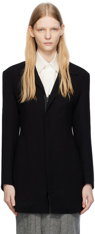 Photo: Y's Black Wash-Treated Jacket