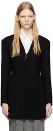 Y's Black Wash-Treated Jacket