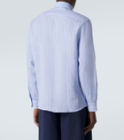 Brunello Cucinelli Striped linen shirt