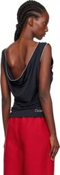 Caro Editions Black Alexa Jersey Top