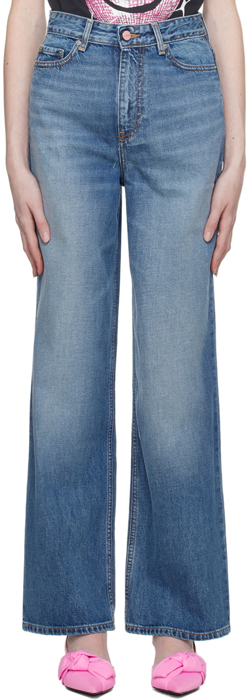 GANNI Blue Magny Jeans GANNI