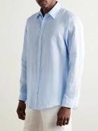 Purdey - Linen Shirt - Blue