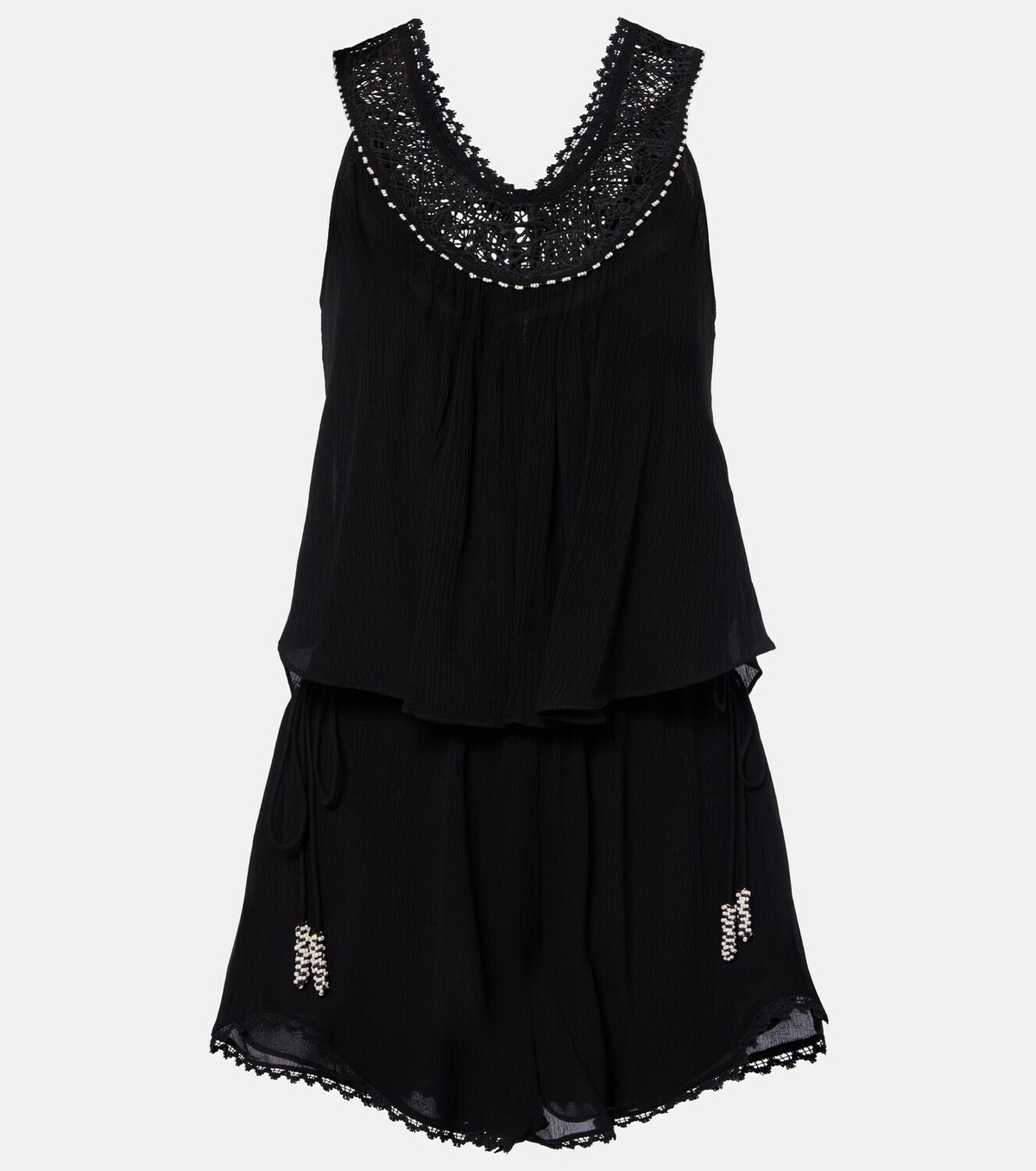 Isabel Marant Nilany beaded silk romper