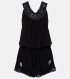 Isabel Marant Nilany beaded silk romper