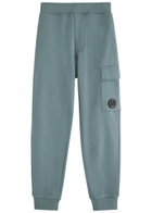 C.P. Company Diagonal Raised Cotton Sweatpants Blue