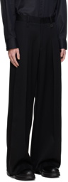 Wooyoungmi Black Wide Trousers